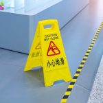 wet floor
