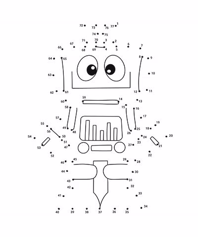 Robot Dot-to-Dot Activities