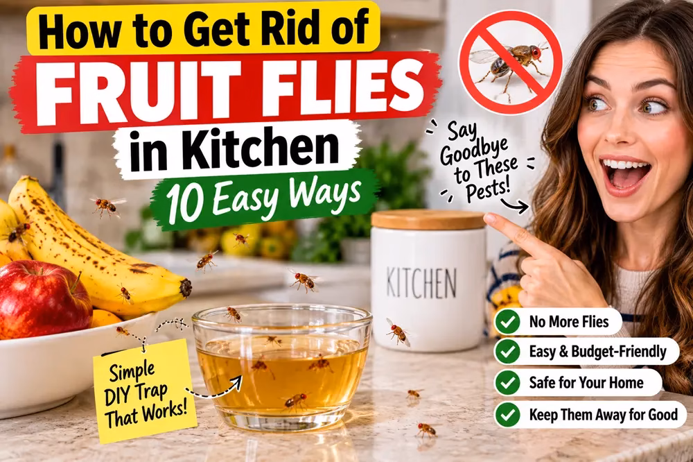 How to Get Rid of Fruit Flies in the Kitchen: 10 Easy Ways That Actually Work 27 How to Get Rid of Fruit Flies in Kitchen – 10 Easy Ways
